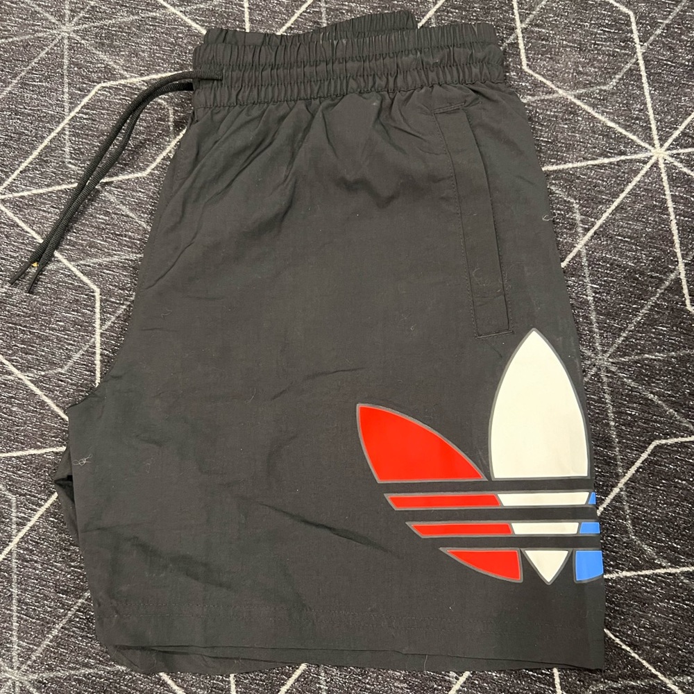 Men's Adidas Lined Swim Trunks